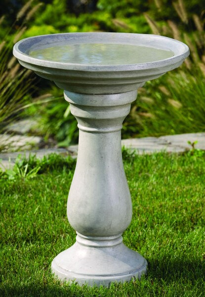 Lane Bird Bath Tall Garden Sculpture